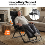Portable Zero Gravity Chair with Ergonomic Design and 440 lbs Capacity - Image 4