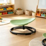 220 LBS Kids Swivel Chair, Sensory Spinning Chair with Non-Slip Metal Base for Balance & Focus Training - Image 6