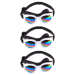 3PCS Pet Dog Goggles Protection Doggles Sunglasses for Small Medium Breeds White (US Logistics only For USPS.TK/TMEU only For self-pickup) - Image 2
