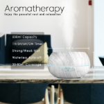 Remote Control Wood Grain Essential Oil Diffuser - 550ml, 7 LED Colors, 6 Oils Included - Image 4