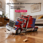 Semi Truck Toys for Boy Heavy Trucks,Metal Diecast Trucks Model Pull Back Cars with Light and Sound,Truck and Trailer Toys for Boys,Toy Trucks for Boys Age 4-8 - Image 8
