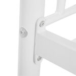 Same Code 38354706 Iron Bed Bunk Bed with Ladder for Kids Twin Size White - Image 12