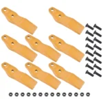 8 Pack Bucket Uni-Teeth with Hardware 1324720 Fit for Caterpillar Skid Steers 247 257 - Image 3