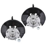 Pair Front Steering Knuckle & Hub Bearing Assembly Replacement for Honda Civic 2012 1.5 1.8L - Image 8