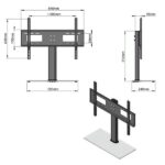 32-55" Wall Mount TV Mount Bracket TSD800 with Column - Image 5