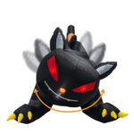 6.5 FT Halloween Inflatables Animated Black Cat with Shakable Head, Outdoor Decorations Blow Up Yard Decor with Built-in LEDs for Indoor Party Garden Lawn Decor - Image 2