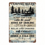 CIFbuy 1pc Camping Themed Decorative Sign, Rustic Wall Art With Iconic Character, 8x12 Inch Plaque For Living Room, Game Room & Kids Ro TikTok, TikTok, r, 8x12 Inch Plaque For Living Room Self-pickup Logiopics - Image 7