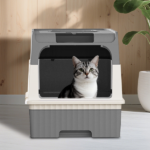 greyMagic Cube Intelligent Cat litter Box - Free Hands, Enjoy Pure Life | Automatic Cleaning, Silent Design, Preferred for Multi Cat Families - Image 3