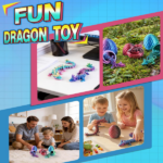 8" 3D Printed Dragon Eggs, Mystery Crystal Dragon Egg for Easter Basket Stuffers, Unique Easter Toys & Decor, Fantasy Tabletop Decor for Kids & Collectors (4 Pack) - Image 6