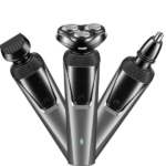 USB Rechargeable 3-In-1 Men's Professional Multi-function Cheek Beard Trimmer Men Nose Hair Cutting Barber Shaver Machine (US Logistics For USPS/DHL/Fedex/UPS. No designated logistics accepted TK/TMEU only For self-pickup - Image 4
