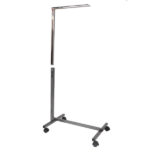 Multifunctional Adjustable Bedside Table MDF + Iron Movable Sofa Side Table 4-Wheeled Small Computer Desk with Brakes 26.5*16.5*27~44in Dark Wood Grain Color - Image 23