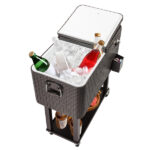 Same Code 16526367 80QT Rattan Square Legs Cooler with Shelf - Image 32