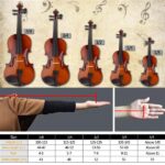 New 1/4 Acoustic Violin Case Bow Rosin Pink - Image 7