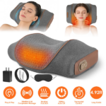 3 in 1 Neck Massager Pillow with Vibration, Air Compression & Heat Therapy, Ergonomic Memory Foam Neck Pillow for Neck & Shoulder Pain Relief - Image 2