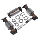 3x Catalytic Converters Kit Fit for Honda Accord 3.0L 2003-2007 45106 45107 45108 - Image 4