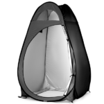Portable Outdoor Pop-up Toilet Dressing Fitting Room Privacy Shelter Tent Black - Image 5