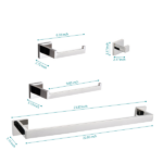 5 - Piece Bathroom Hardware Set - Image 2