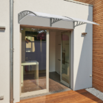 Same Code 52463595 HT-200 x 100 Household Application Door & Window Rain Cover Eaves Canopy Silver & Gray Bracket - Image 33
