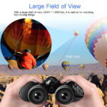 8-24x Binoculars with 50mm Objective Lens, Multi-Layer Coated Aspherical Lenses, High-Grade BAK-4 Prisms, Compact & Portable for Bird Watching, Outdoor, Sports, Concerts, Stargazing - Image 2