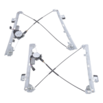 Front Left and Right Window Regulator with Motor Fits for Chevrolet Avalanche GMC Sierra Pickup SUV 1999-2007 2Pcs - Image 3