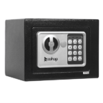 Mini Wall-in Style Electronic Code Metal Steel Box Safe Case 17EF Black - Image 24