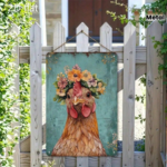 CIFbuy Vintage Metal Iron Sign Vibrant Hydrangea Bouquet With Golden Accents, Rustic Farmhouse Wall Decor, Romantic Floral Home Art TikTok, TikTok, t Self-pickup Logiopics - Image 11