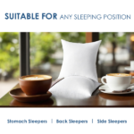 High-quality pillow fillers, 20"x20" in size. Made with soft, eco-friendly polyester that holds shape well over time. Ideal for replacing old inserts or as a perfect match for new pillow covers. The neutral white color suits various indoor settings. - Image 3