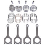 Set of 4 Connecting Rod & Piston Kit For Hyundai Accent Kia Rio 1.6L 2012-2017 230412B600 235102B010 - Image 6