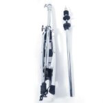 Do Not Sell on Amazon Professional Pedal Control Style Hi-Hat Stand with Pedal Silver & Black
