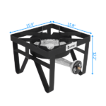Replace 24519954 Ef41-54 Outdoor Furnace With Square Furnace 20W BTU Head Diameter 26cm With 1.2m Leather Pipe With 0-20psig High Pressure Valve - Image 9