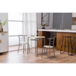 Same Code 29174819 PVC Breakfast Table (One Table and Two Chairs) Natural - Image 18