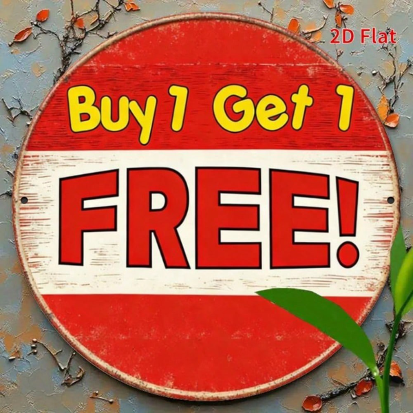 dbb7f1e8-b8fc-416a-8b62-2ea35b4394e3.png CIFbuy Vintage Aluminum Sign 8x8 2D Flat Printed Metal Plaque, "" Metal Plaque, Retro Wall Decor for Bedroom Bathroom Office Restaurant TikTok, TikTok, temuemu Self-pickup Logiraics - Image 1