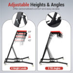 400 LBS Capacity Heavy Duty Topside Creeper with 4-Level Height Adjustable, Foldable Automotive Engine Creeper - Image 6