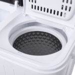 same code 05164613 Compact Twin Tub with Built-in Drain Pump XPB35-188S 14.3(7.7 6.6)lbs Semi-automatic Gray Cover Washing Machine - Image 31