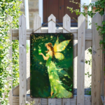 CIFbuy Vintage Fairy Metal Wall Decor 8x12 Inch, Magical Fairy With Cup Green & Golden Iron Sign, Heavy-Duty Whimsical Garden Ornament TikTok, TikTok, Self-pickup Logiopics - Image 8