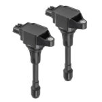 Set of 4 Ignition + Spark Plug fit for Nissan Sentra Tiida Urvan Versa X-Trail UF549 - Image 2
