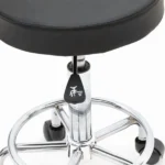Adjustable Salon Stool with Back, 360° Swivel Round Beauty Stool, Height 19-25 Inch, Black (Shipment from Walmart) - Image 5