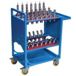 Tool Cart 40 Taper Tool Holder CNC Tool Cart CAT40 tool trolley BT40 Service Carts CNC machine tool service cart (CAT40 35 Capacity) - Image 3