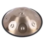 9 Notes Gold Solid Color Handpan Drum Steel Percussion Instrument - Image 2