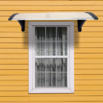 Same Code 29975683 HT-100 x 96cm Household Application Door & Window Rain Cover Eaves Black Holder - Image 17