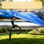 14FT Multi-Color Trampoline Safety Pad – Spring Cover Replacement, No Pole Holes, All Weather, for Family Trampoline Daily Maintenance Only trampoline replacement mat - Image 4