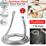 3m/118" Shower Head Hose Handheld Bathroom Flexible Tube(Not included Shower Head (US Logistics only For USPS.TK/TMEU only For self-pickup) - Image 10