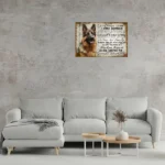 CIFbuy Vintage Metal Tin Sign German Shepherd Pattern Wall Decor For Home Living Room Man Cave (TikTok, temu pick-up service) - Image 7