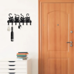 CIFbuy Creepy Black Cats Wall - Mounted Key Holder with 7 Hooks and Adorable Halloween Cat Designs - Ideal Spooky Home Decor.Utility Hooks-CIF BUY(TikTok/temu self-pickup orders) - Image 13