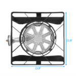 Replace 24519954 Ef41-54 Outdoor Furnace With Square Furnace 20W BTU Head Diameter 26cm With 1.2m Leather Pipe With 0-20psig High Pressure Valve - Image 10