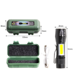 2 Pack USB Rechargeable Small LED Flashlights Camping Flashlight Work Light (US Logistics For USPS/DHL/Fedex/UPS. No designated logistics accepted TK/TMEU only For self-pickup - Image 3