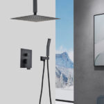Ceiling Mounted Shower System Combo Set with Handheld and 16"Shower head - Image 8
