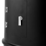 80*41*48cm Iron Spray Smoker Carbon Grill Black - Image 15
