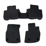 Black Anti-Slip Floor Mats fit for BMW X3 X4 2018-2025 TPE Easy Clean All-Weather