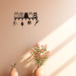 CIFbuy Top - Notch Cute Cat Decorative Hook. The 7 - Hooks Key Hook Rack That Transforms into a High - Quality Modern Wall - Mounted Coat Rack.Wall Sculptures.(TikTok/temu self-pickup orders) - Image 16